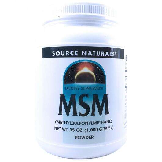 Основне фото товара Source Naturals, MSM Powder, Метилсульфонілметан МСМ, 1000 г