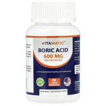 Борна кислота Boric Acid 600 mg Vitamatic