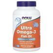 Фото товару NOW, Ultra Omega-3 500 EPA/250 DHA, Ультра Омега-3, 180 капсул