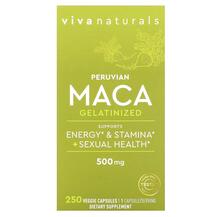 Мака Peruvian Maca Gelatinized 500 mg Viva Naturals