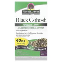 Black Cohosh 40 mg Клопогон кистевидный Nature's Answer