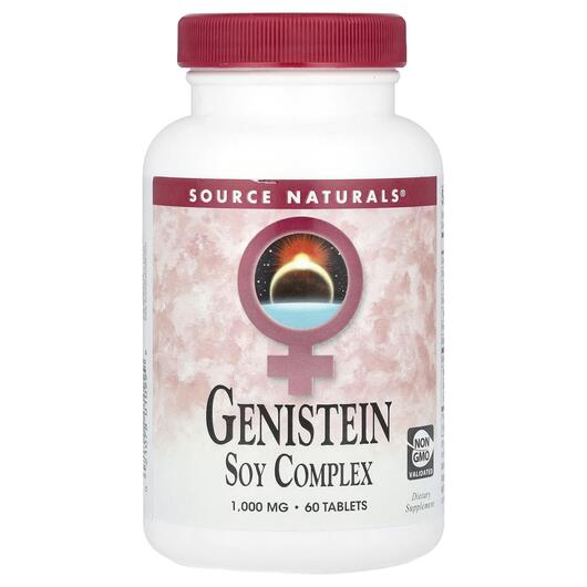 Основне фото товара Genistein Soy Complex 2000 mg, Соєві ізофлавони, 60 таблеток