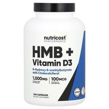 Бета-гідрокси-бета-метилбутират Performance HMB + D3