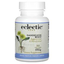 Dandelion Root 400 mg Одуванчик 400 мг Eclectic Herb