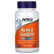 Фото товара NOW, Масло Криля и Коэнзим CoQ10, Krill & CoQ10, 60 капсул