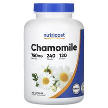 Chamomile 750 mg Ромашка Nutricost 240 капсул