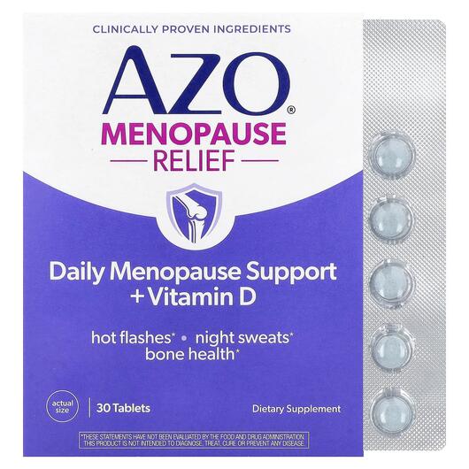Основне фото товара Menopause Relief Daily Menopause, Підтримка менопаузи, 30 таблето