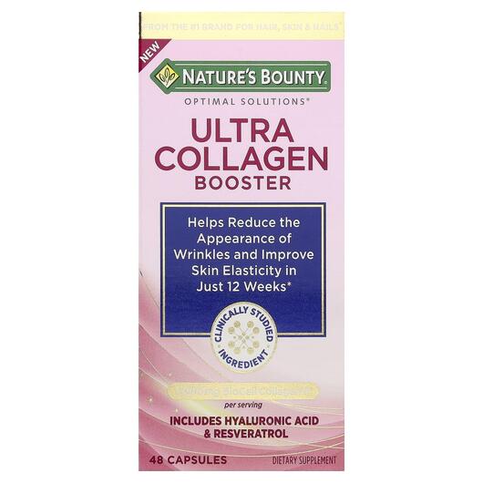 Основне фото товара Optimal Solutions Ultra Collagen Booster, Колаген, 48 капсул