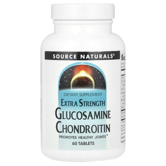 Основное фото товара Glucosamine Chondroitin Extra Strength, Глюкозамин Хондроитин, 60