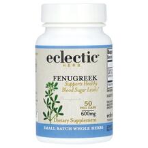 Herb Fenugreek 600 mg Пажитник Eclectic Herb