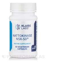 Nattokinase NSK-SD Наттокиназа Klaire Labs 60 капсул