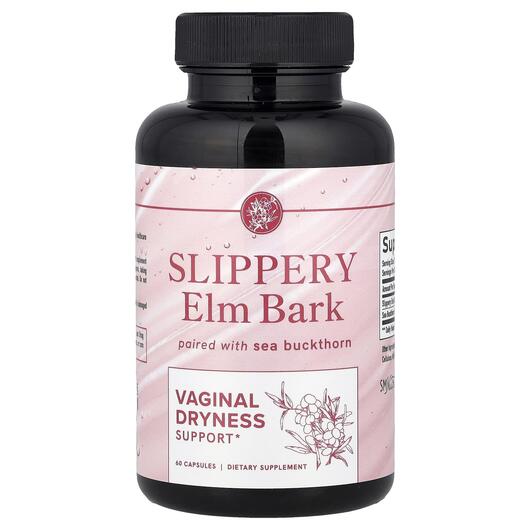 Основне фото товара SMNutrition, Slippery Elm Bark, Слизький в'яз, 60 капсул