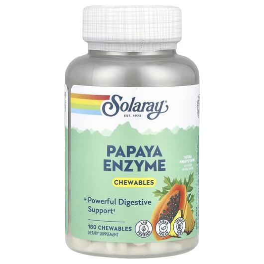 Основное фото товара Ферменты Папайи, Papaya Enzyme Natural Pineapple, 180 таблеток