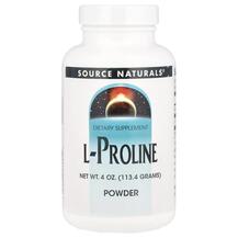 L-Пролін L-Proline Powder Source Naturals 113.4 г