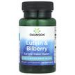 Swanson, Lutein & Bilberry, Лютеїн та Чорниця, 120 капсул