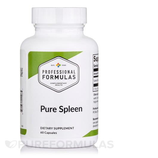 Основне фото товара Professional Formulas, Pure Spleen, Бичача печінка, 60 капсул