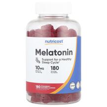 Melatonin Strawberry 10 mg Мелатонин Nutricost