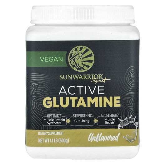Основное фото товара Sunwarrior, L-Глутамин, Sport Active Glutamine Unflavored, 500 г
