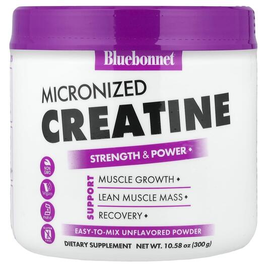 Основное фото товара Креатин, Micronized Creatine Powder Unflavored, 300 г