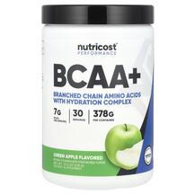БЦАА Performance BCAA+ Green Apple Nutricost 378 г