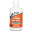 Фото товару NOW, Colloidal Minerals Raspberry, Колоїдні мінерали, 946 мл