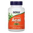 NOW, Ягоды Асаи, Freeze-Dried Acai 500 mg, 100 капсул