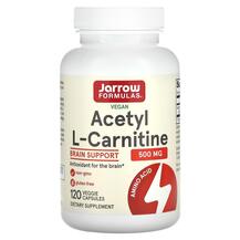 Ацетил L-карнітин Acetyl L-Carnitine 500 mg Jarrow