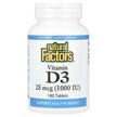 Фото товара Витамин D3, Vitamin D3 25 mcg 1000 IU, 180 таблеток