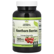 Глід Hawthorn Berries 565 mg Herbal Secrets