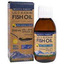 Wiley's Finest, Wild Alaskan Fish Oil Peak Omega-3 2150 mg, Ом...