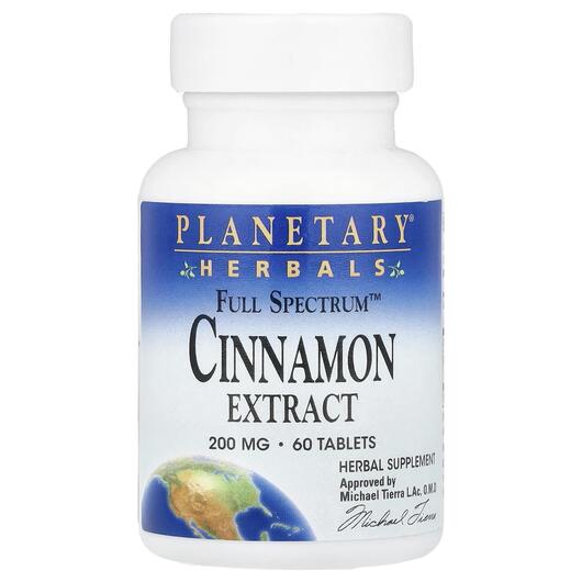 Основное фото товара Full Spectrum Cinnamon Extract 400 mg, Экстракт корицы, 60 таблет
