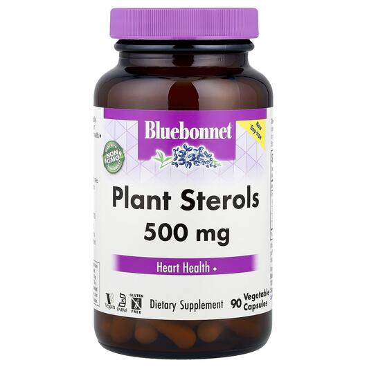 Основне фото товара Plant Sterols 500 mg, Рослинні стероли із сої, 90 капсул