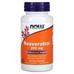 NOW, Ресвератрол 200 мг, Natural Resveratrol 200 mg, 60 капсул