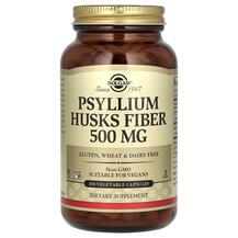 Psyllium Husks Fiber 500 mg Псиллиум 500 мг Solgar