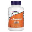 NOW, L-Аргинин 500 мг, L-Arginine 500 mg, 100 капсул