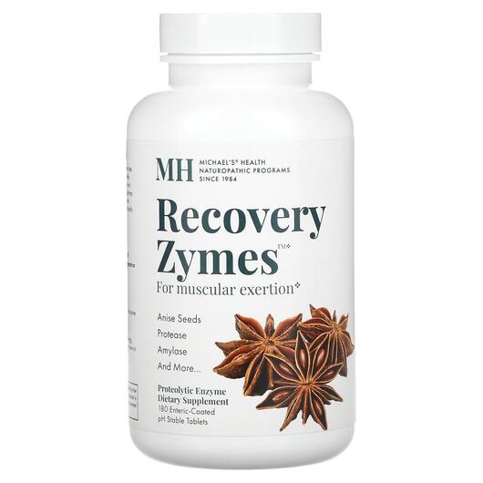 Основне фото товара MH, Recovery Zymes, Ферменти, 180 таблеток