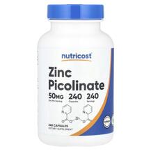 Zinc Picolinate 50 mg Цинк Пиколинат Nutricost
