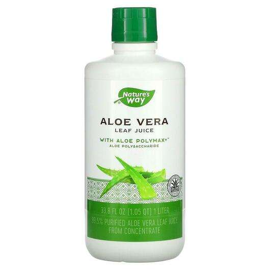 Основне фото товара Nature's Way, Aloe Vera Leaf Juice, Сік листя Алое Віра, 1 літр