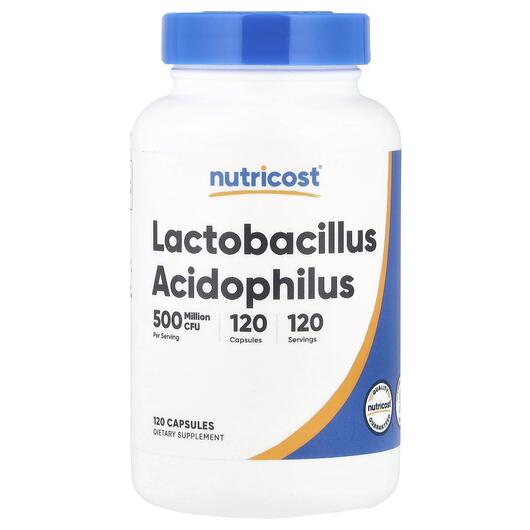 Основне фото товара Lactobacillus Acidophilus 500, Лактобактерії Ацидофілус, 120 капс