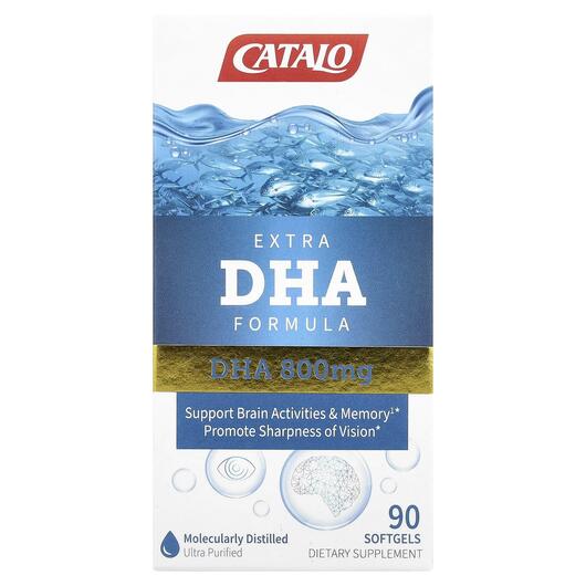 Основне фото товара CATALO, Extra DHA Formula, ДГК, 90 капсул