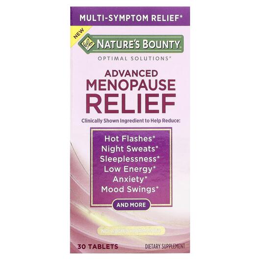 Основне фото товара Optimal Solutions Advanced Menopause, Підтримка менопаузи, 30 таб