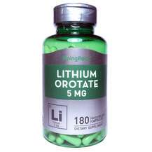 Літій Оротат 5 мг Lithium Orotate 5 mg Piping Rock Літій Оротат 5 мг Lithium Orotate 5 mg Piping Rock