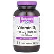 Bluebonnet Nutrition, Витамин D3, Vitamin D3 5000 IU, 250 капсул