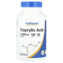 Каприлова кислота Caprylic Acid 1200 mg Nutricost