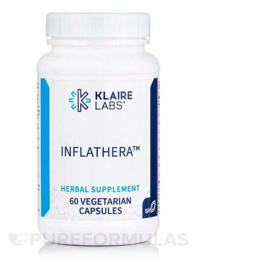 Основне фото товара Klaire Labs, InflaThera, Підтримка запалення, 60 капсул