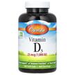 Carlson, Vitamin D3 25 mcg 1000 IU, Вітамін D3, 360 капсул