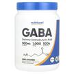 Фото товару Nutricost, GABA Unflavored, ГАМК, 500 г