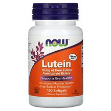 Lutein 10 mg Лютеин 10 мг NOW 120 капсул