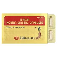 Korean Ginseng 500 mg 100 Корейський женьшень Ilhwa