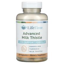 Advanced Milk Thistle Расторопша LifeTime 120 капсул